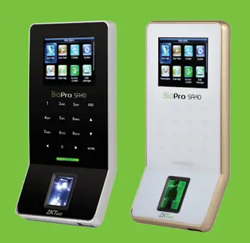 BioPro SA40 Ultra thin fingerprint time attendance and access control terminal