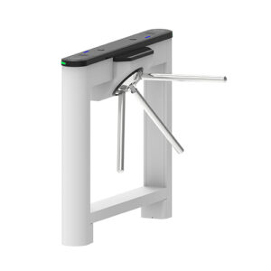 Turnstile Access Control System with LED Indicator & IPX4 Waterproof Protection | Durable Stainless Steel Tripod Arm Security Gate