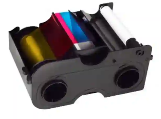 Hid Fargo ID Card Printer Ribbon, 45000, 250 Images - YMCKO Color